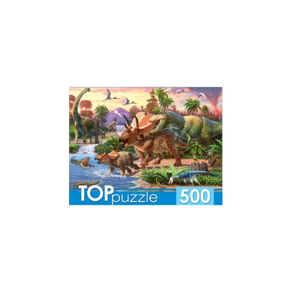 

Пазлы Toppuzzle Мир динозавров №16, 500 элементов ХТП500-4130