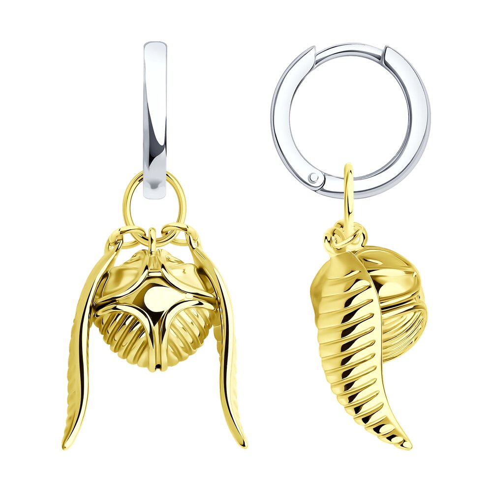 

Серьги конго из серебра без вставки SOKOLOV 94025619, 94025619