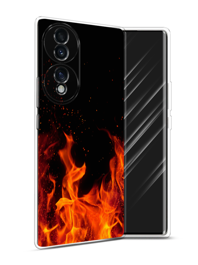 

Чехол Awog на Honor 70 "Все в огне", Разноцветный, 6108250-4