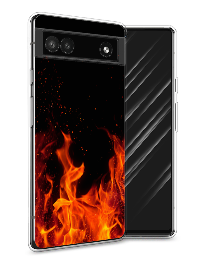 

Чехол Awog на Google Pixel 6A "Все в огне", Разноцветный, 271150-4