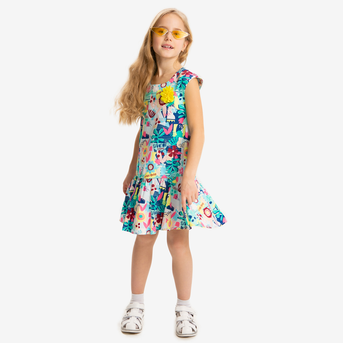 Платье детское Kapika HKGCD01-71, цвет мятный, размер 104