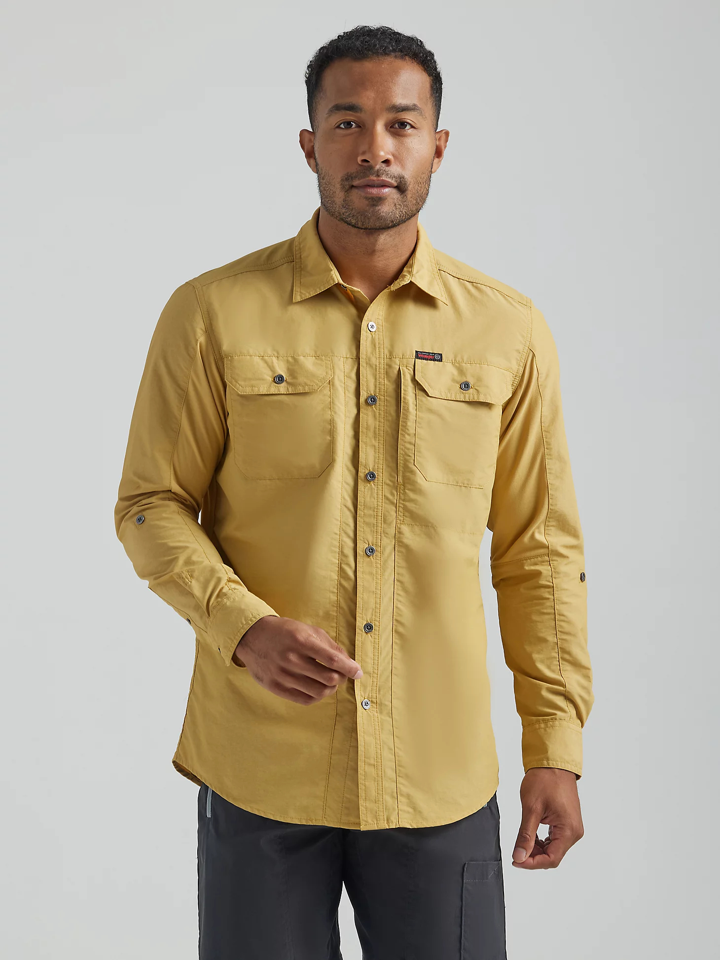 Рубашка мужская Wrangler 112333364 желтая 3XL