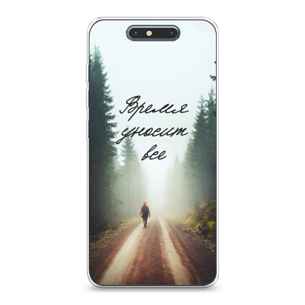 

Чехол Awog на ZTE Blade V8 / ЗТЕ Блэйд V8 "Время уносит все", Разноцветный, 131250-6