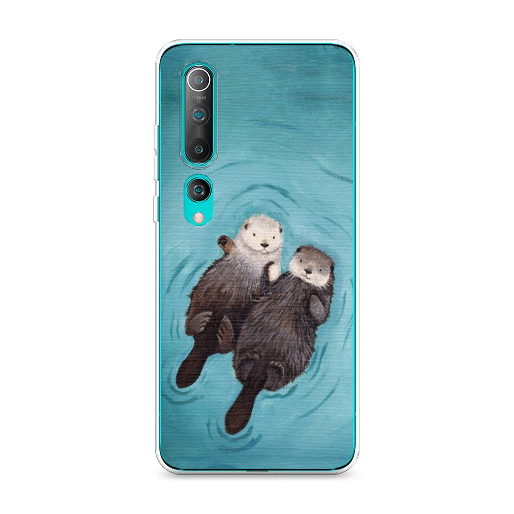 

Чехол Awog на Xiaomi Mi 10 "Парочка бобров", Разноцветный, 37550-10