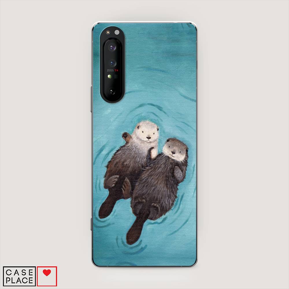 

Чехол Awog на Sony Xperia 1 II "Парочка бобров", Разноцветный, 54550-10