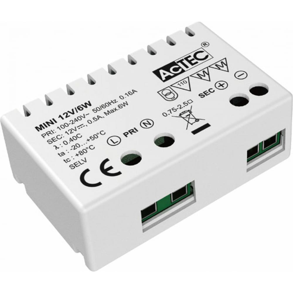 

Блок питания AcTEC MINI24V/6W