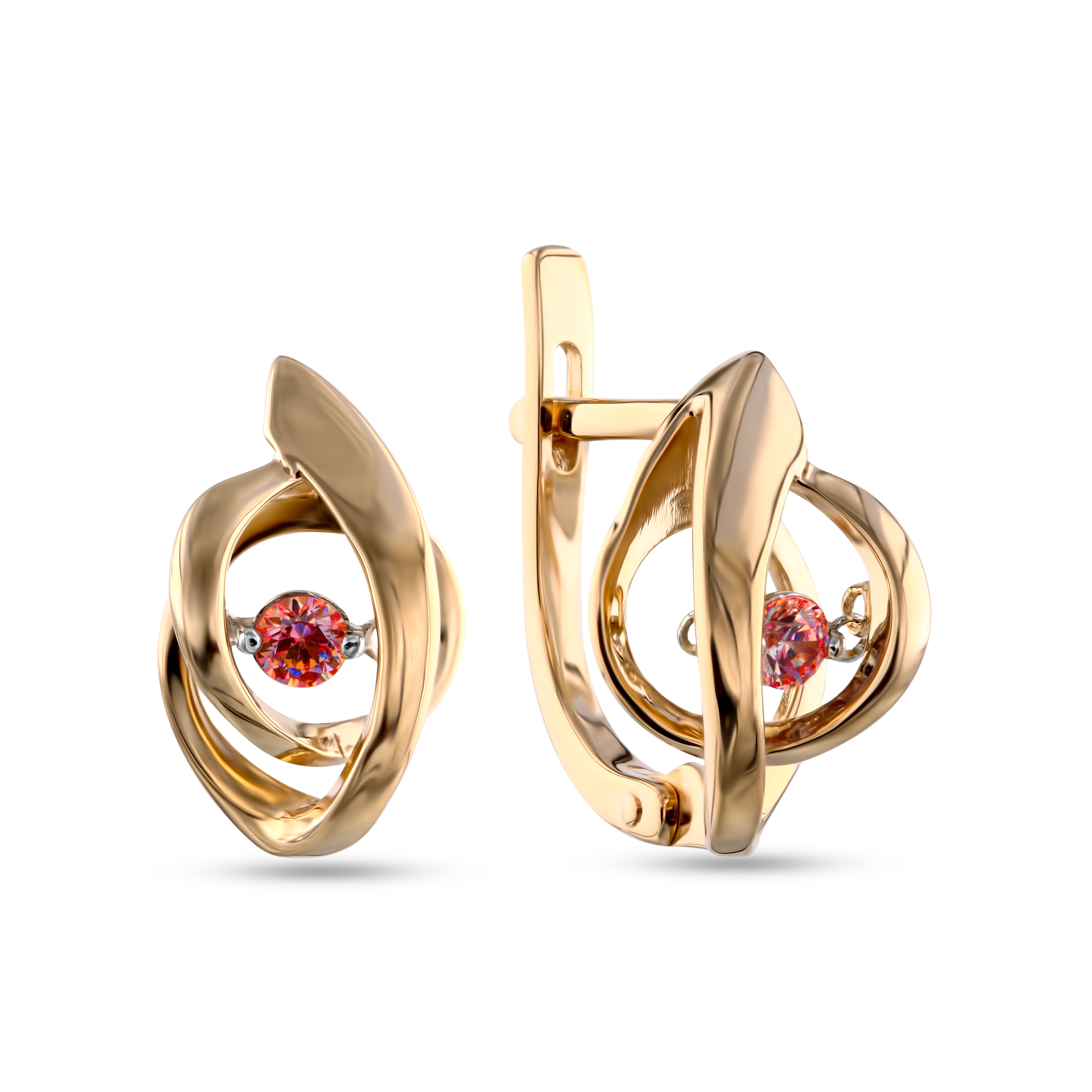 

Серьги из красного золота Dilight 0702633, 0702633