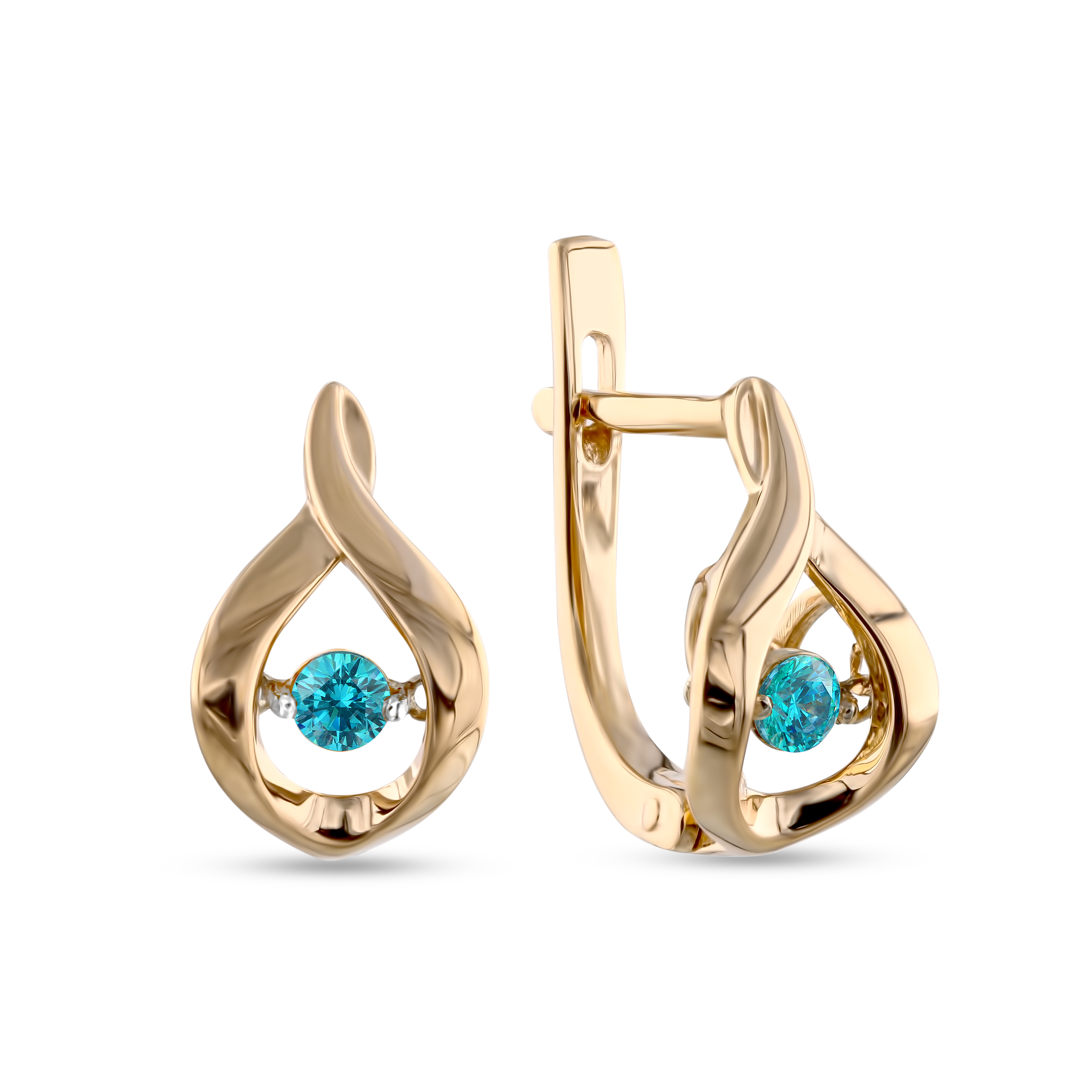

Серьги из красного золота Dilight 0702630, 0702630
