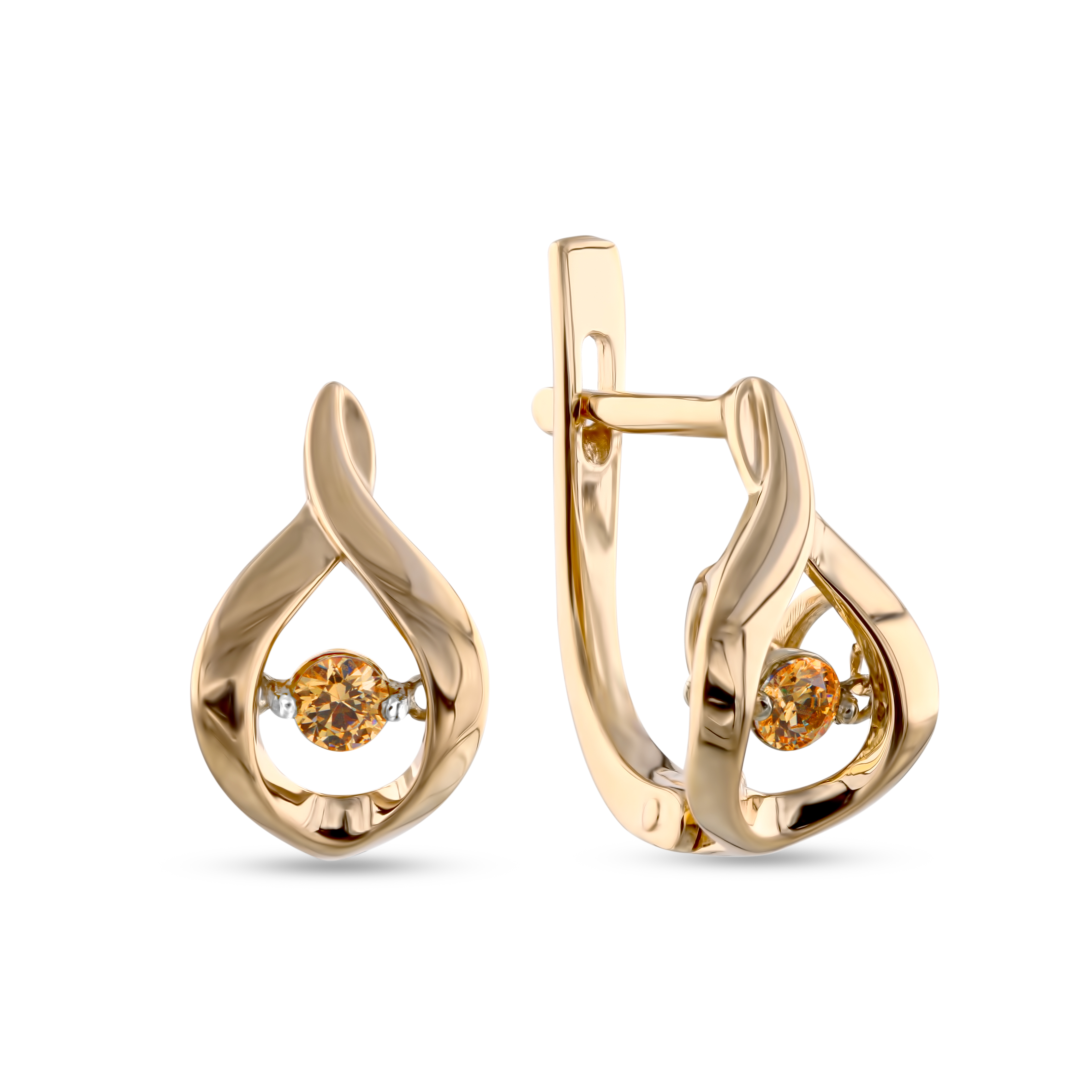 

Серьги из красного золота Dilight 0702629, 0702629