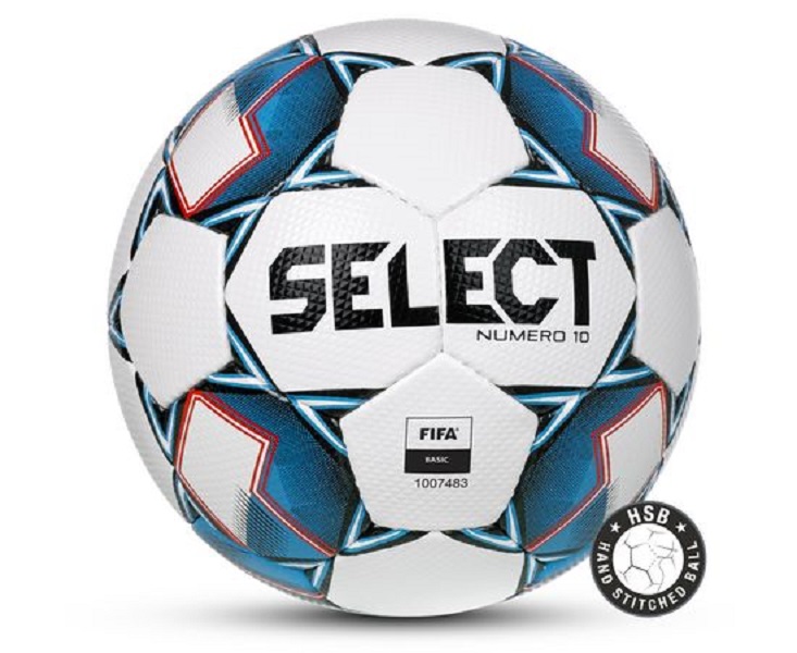 Мяч футбольный SELECT NUMERO 10 v22 №5 бел/т.син FIFA BASIC