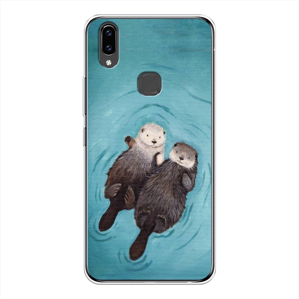 

Чехол Awog на Vivo V9 "Парочка бобров", Разноцветный, 260150-10