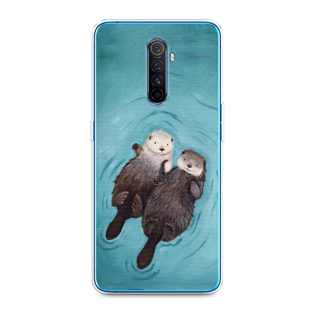 

Чехол Awog на Realme X2 Pro "Парочка бобров", Разноцветный, 251750-10
