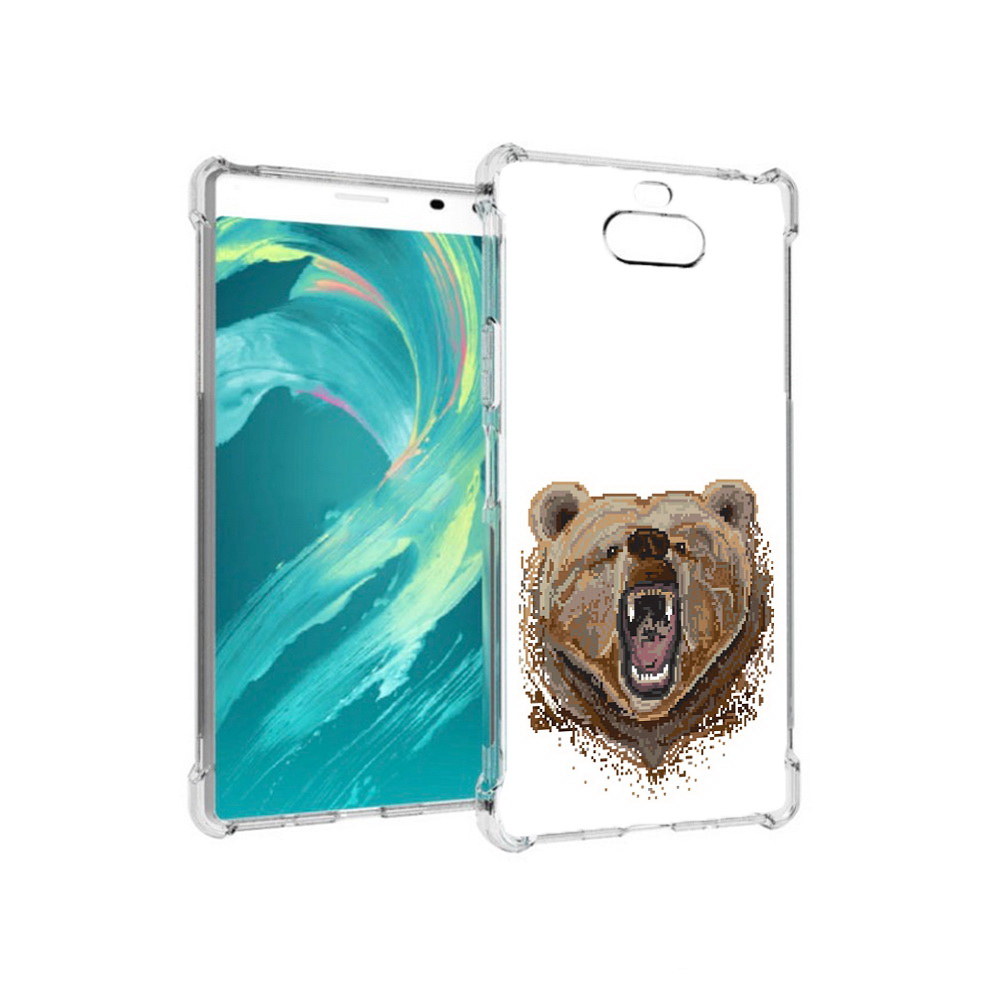 

Чехол MyPads Tocco для Sony 8 пиксельный медведь (PT140835.236.539), Прозрачный, Tocco