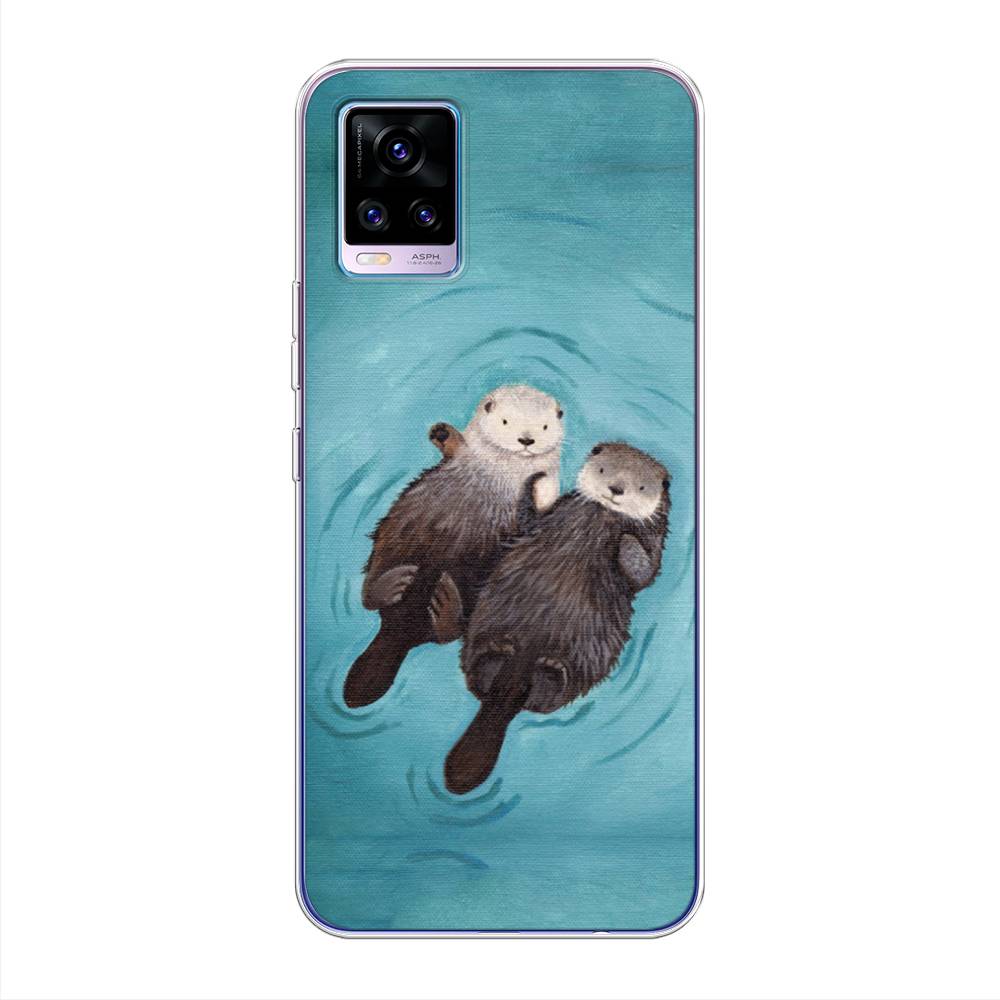 

Чехол Awog на Vivo V20 "Парочка бобров", Разноцветный, 263350-10