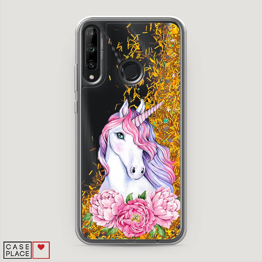 

Чехол Awog "Единорог с пионами" для Honor 9C, 612590-1
