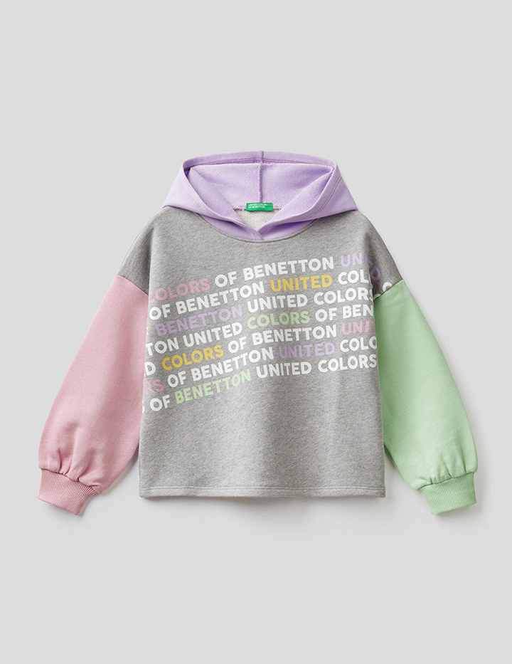 

Толстовка детская Benetton 22P_3J68C200C_901_XL мультиколор р.152, 22P_3J68C200C_901