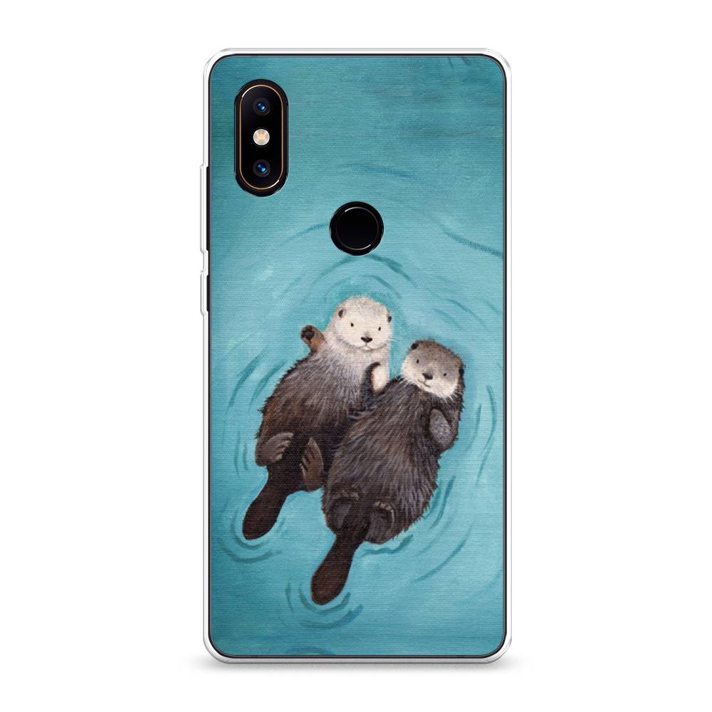 

Чехол Awog на Xiaomi Mi Mix 2S "Парочка бобров", Разноцветный, 33450-10