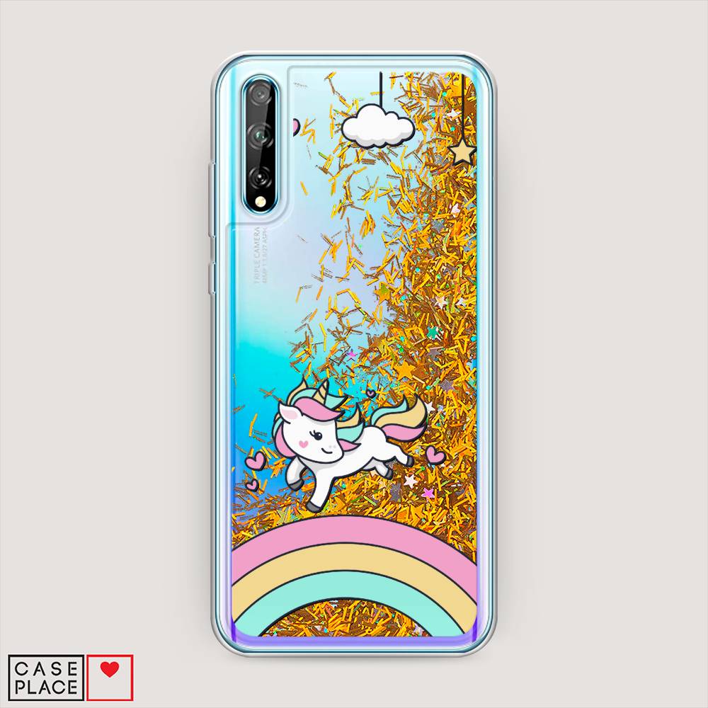 

Чехол Awog на Huawei Y8p "Единорог для радуге", 6103490-1