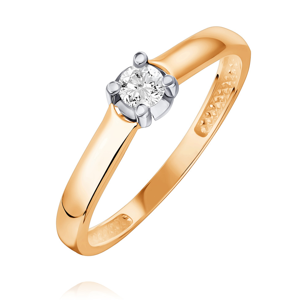 

Кольцо из красного золота с бриллиантом р. , ADAMAS 15039573/01-А501Д-41, 15039573/01-А501Д-41