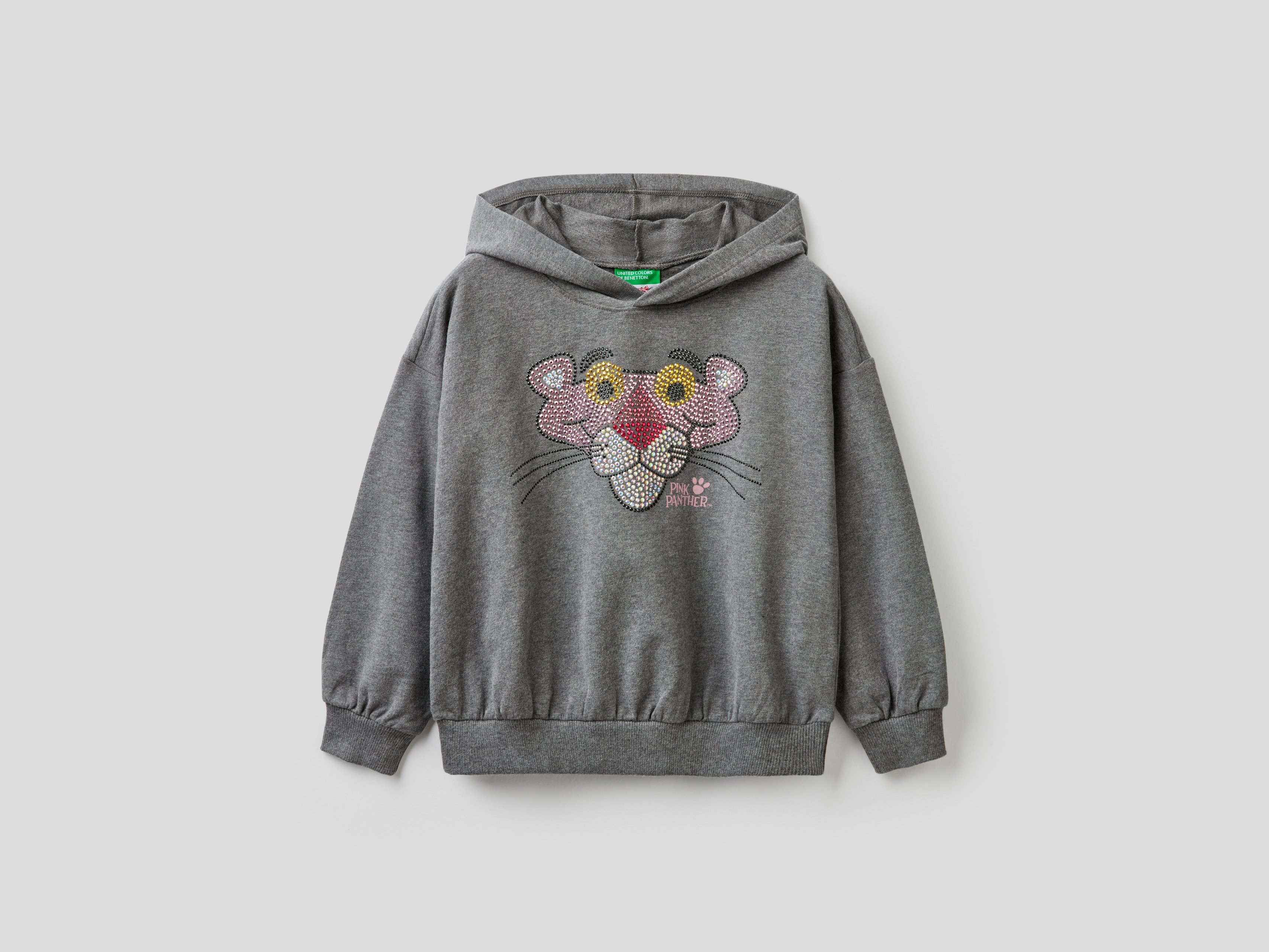 

Толстовка детская Benetton 21A_3F60C2295_907_XS серый р.110, 21A_3F60C2295_907