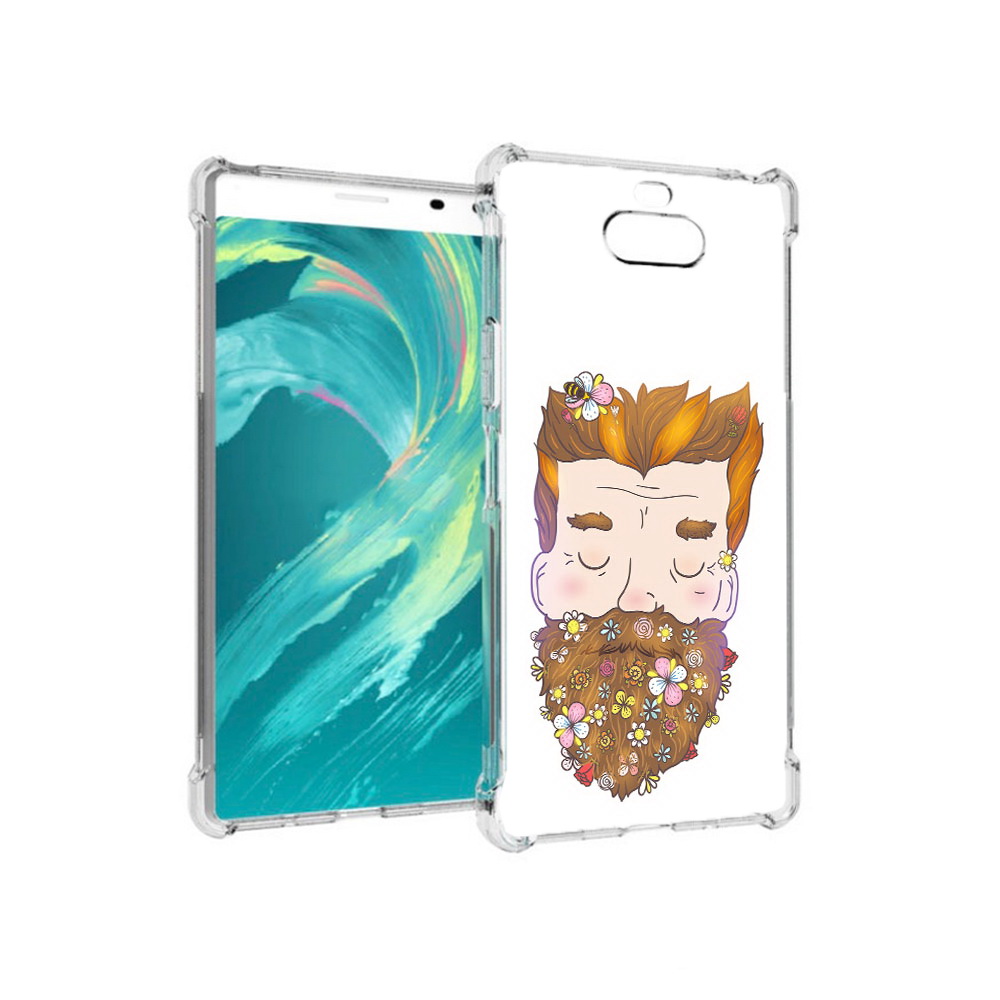 

Чехол MyPads Tocco для Sony 8 мужчина с цветами в бороде (PT140835.236.489), Прозрачный, Tocco