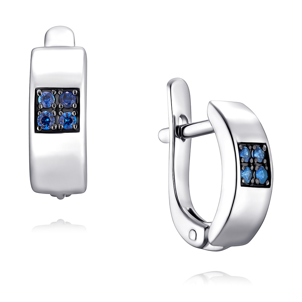 

Серьги из белого золота с сапфиром ADAMAS 2418921-А51ДЧ-542, 2418921-А51ДЧ-542