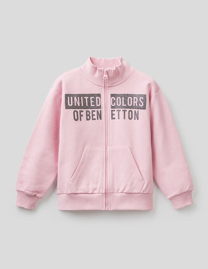 

Толстовка детская Benetton 22P_3J68C5933_31R_L розовый р.140, 22P_3J68C5933_31R