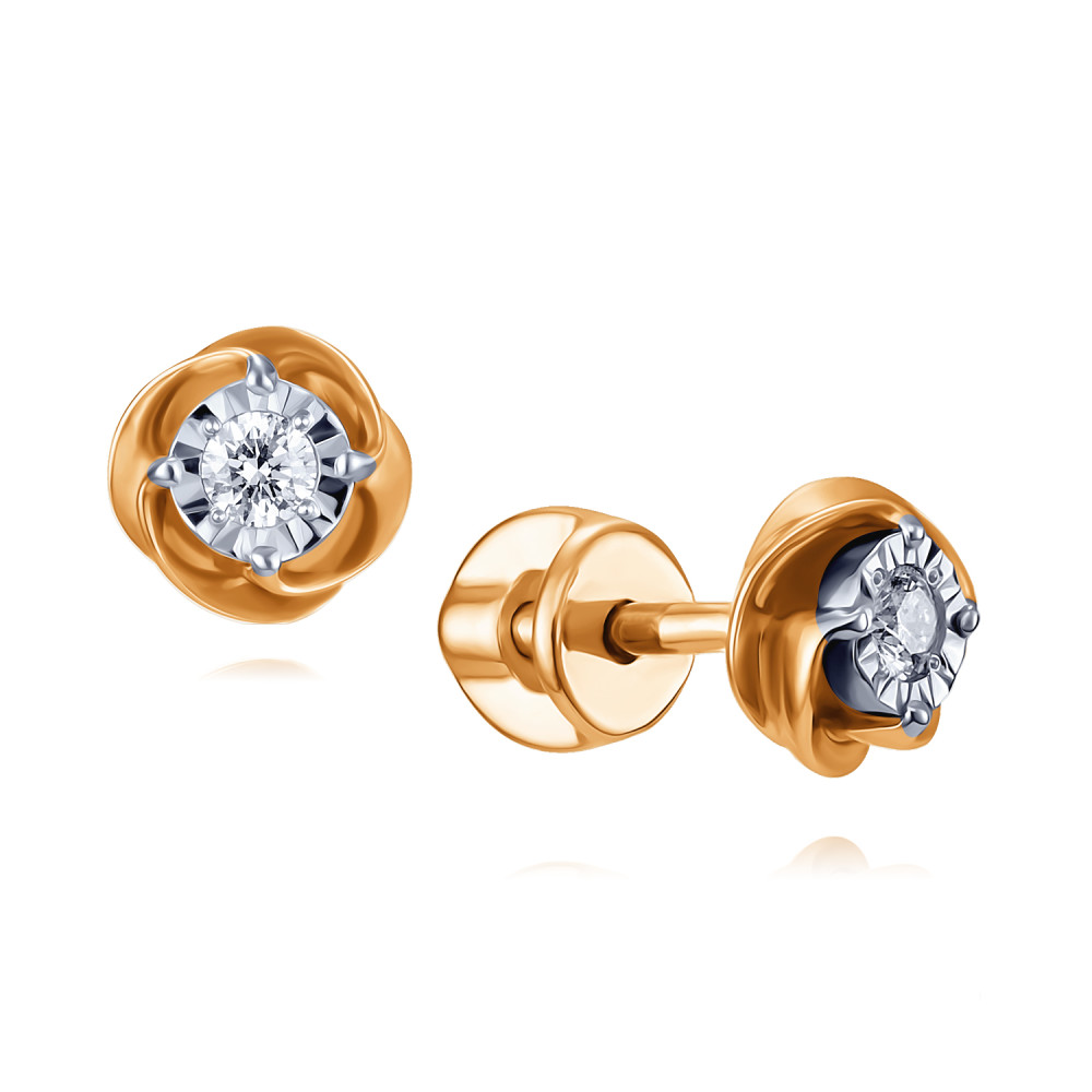 

Серьги из красного золота с бриллиантом ADAMAS 2157896/01-А50Д-41, 2157896/01-А50Д-41