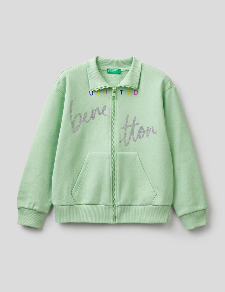 

Толстовка детская Benetton 22P_3J68C5933_26L_XL зеленый р.152, 22P_3J68C5933_26L