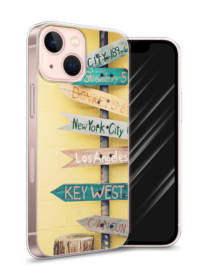 

Чехол Awog на Apple iPhone 13 mini / Айфон 13 mini "Нулевой километр", Разноцветный, 14150-4