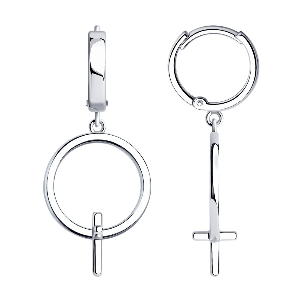 

Серьги подвески из серебра SKLV 94025553, 94025553