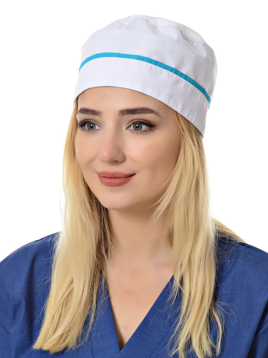 

Шапочка медицинская женская MedicalWear 600 белая 56-62 RU, 600