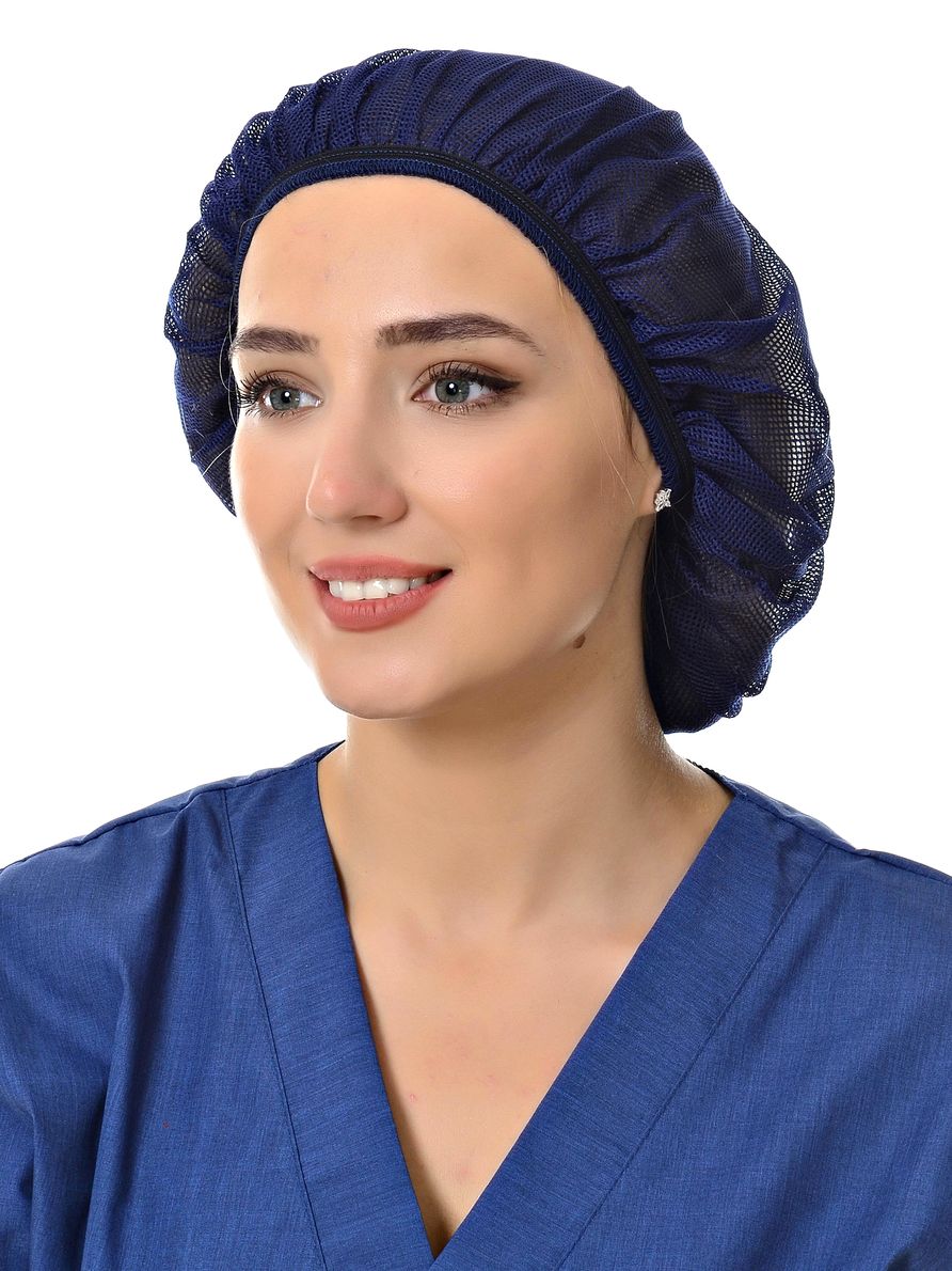

Шапочка медицинская женская MedicalWear 602 синяя 56-62 RU, Синий, 602
