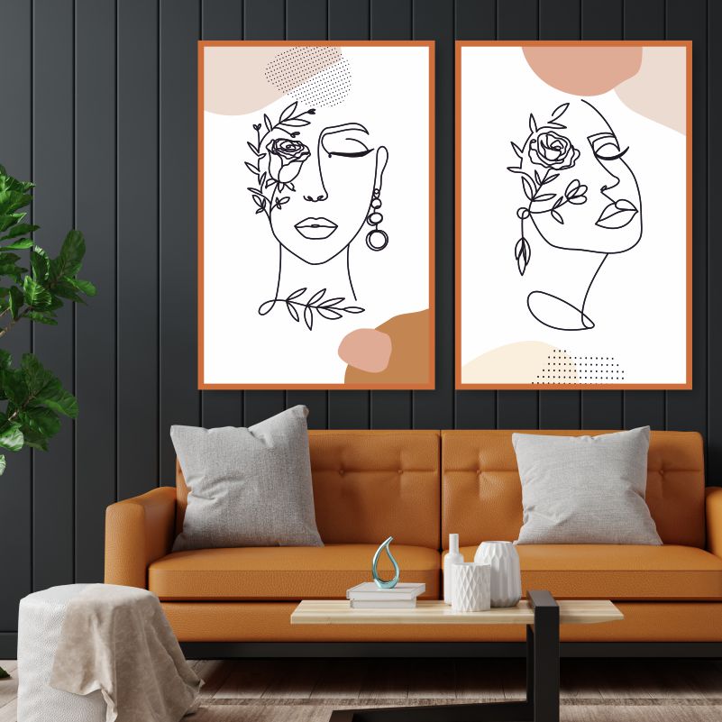 

Набор постеров ПолиЦентр на холсте из 2 шт Цветы И Две Девушки 50х70 см, Наборх2ЦветыИДвеДевушкиТип1