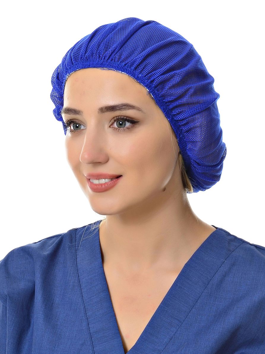 

Шапочка медицинская женская MedicalWear 602 синяя 56-62 RU, Синий, чеп
