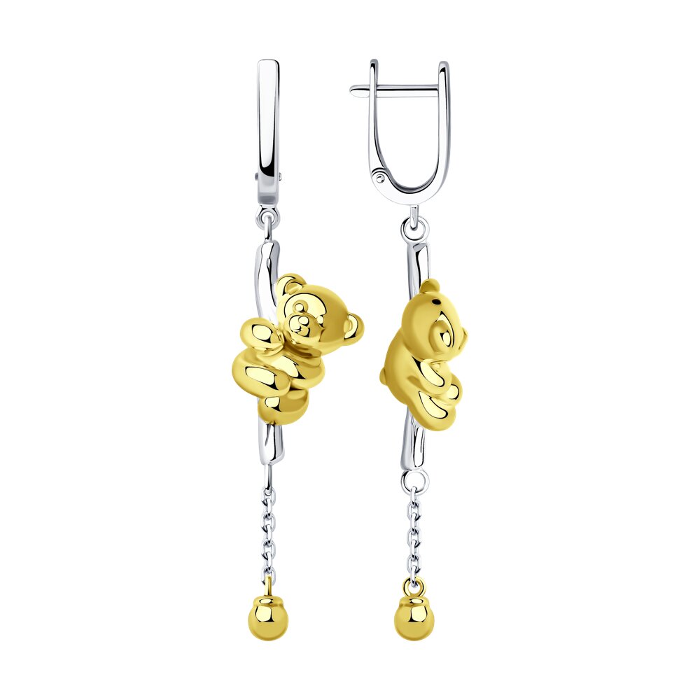 

Серьги подвески из серебра SOKOLOV 94025067, 94025067