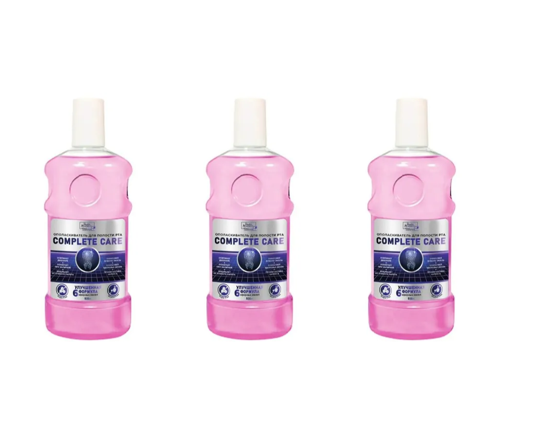 

Ополаскиватель Family Cosmetics для полости рта Complete Care 500 мл 3 шт