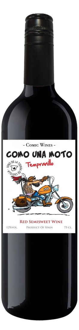 

Вино Como Una Moto Tempranillo Semisweet, 2020, 0.75 л