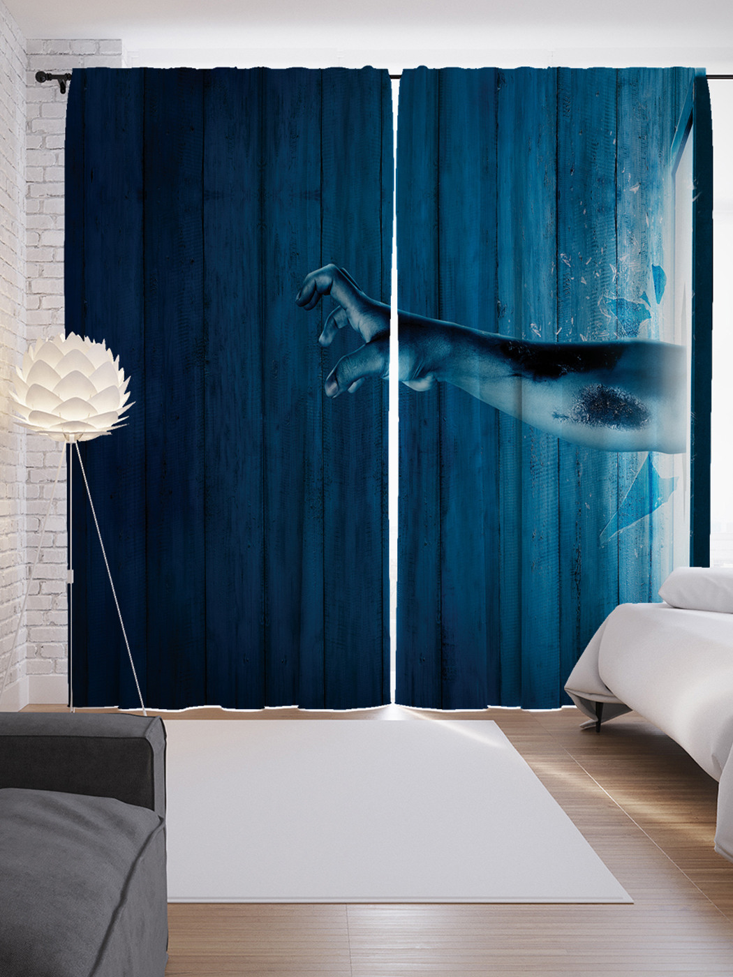 

Шторы JoyArty с фотопечатью "Вырваться наружу" из сатена, 290х265 см, Вырваться наружу