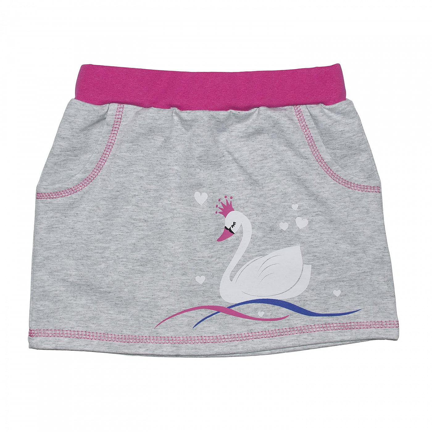 

Юбка детская Юлла 0679300101 цв. серый р. 122, 0679300101