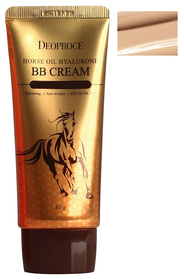 BB средство Deoproce Horse Oil Hyalurone BB Cream 23 Sand Beige 60 мл