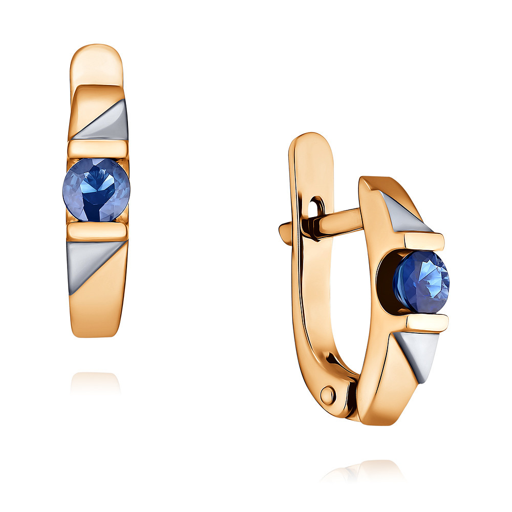 

Серьги из красного золота с сапфиром ADAMAS 2418923-А500Д-542, 2418923-А500Д-542