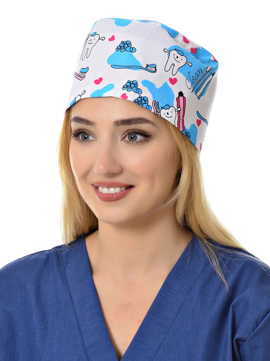 

Шапочка медицинская женская MedicalWear 601 разноцветная 56-62 RU, 601