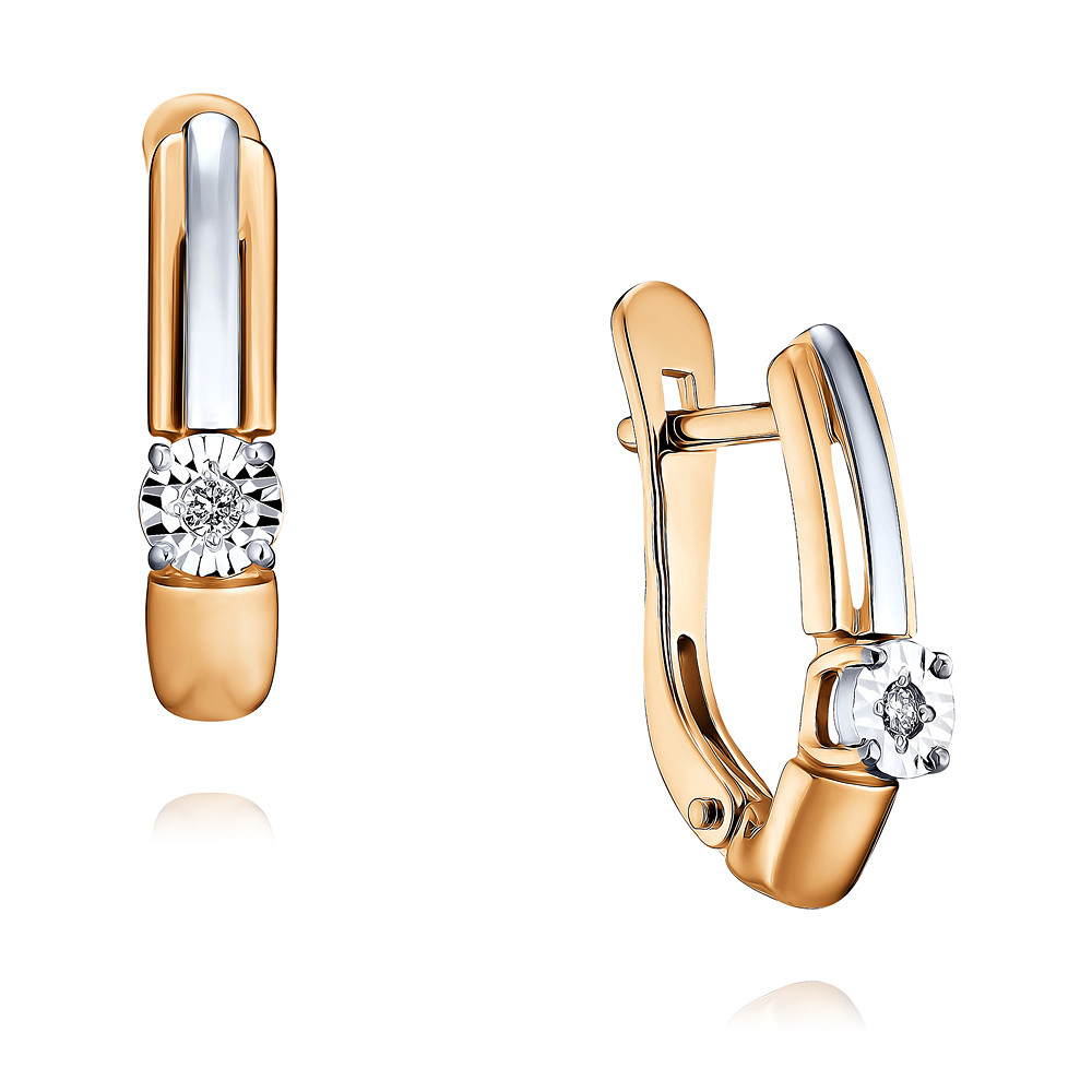 

Серьги из красного золота с бриллиантом ADAMAS 2457888/01-А507Д-41, 2457888/01-А507Д-41