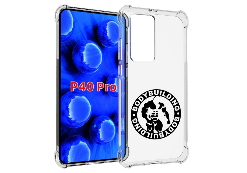 Чехол MyPads бодибилдинг для Huawei P40 Pro противоударный