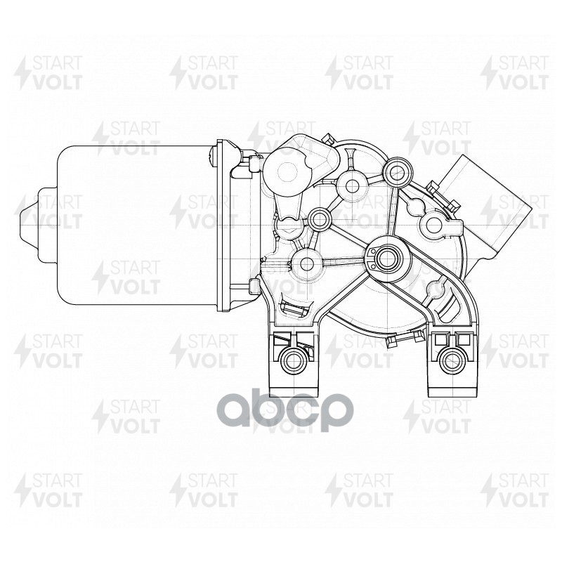 

Мотор стеклоочистителя CITROEN C3 02- перед.