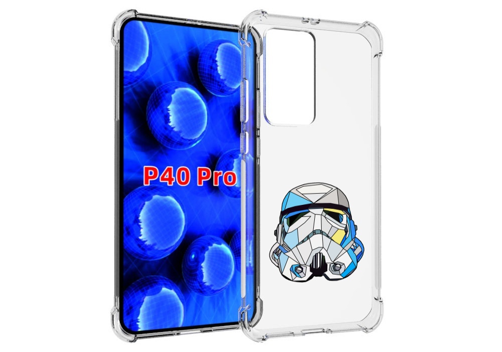 

Чехол MyPads star wars дарт вейдер для Huawei P40 Pro противоударный, Прозрачный, Tocco