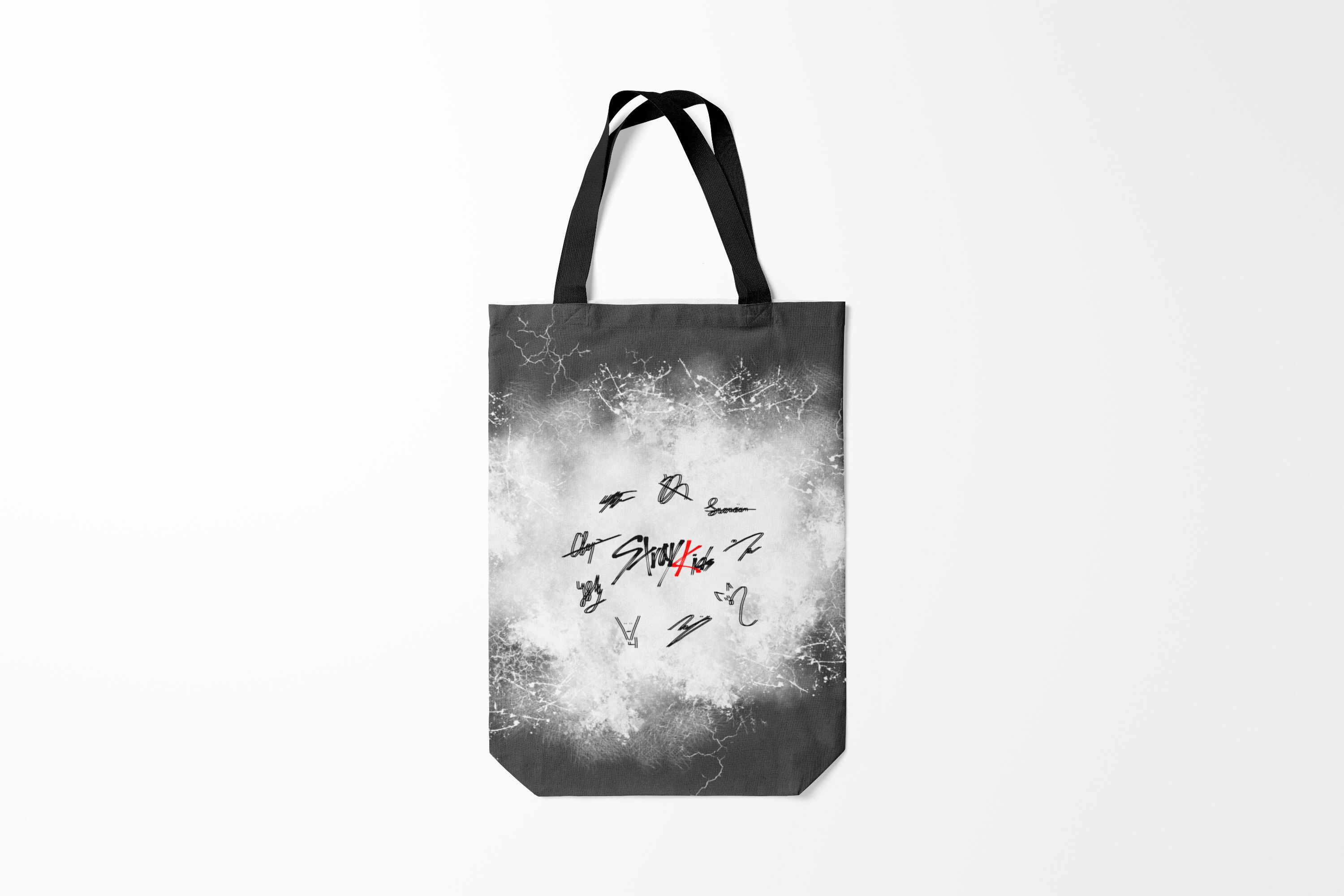 

Сумка шoппер унисекс Burnettie Stray Kids, черный, Stray Kids