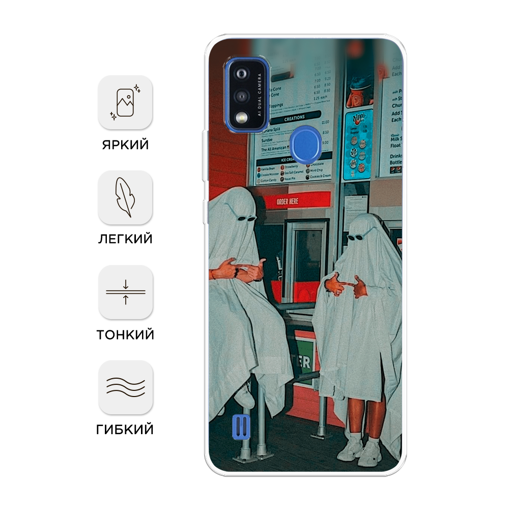 

Чехол Awog на ZTE Blade A51 / ЗТЕ Блэйд A51 "Время уносит все", Разноцветный, 134550-6