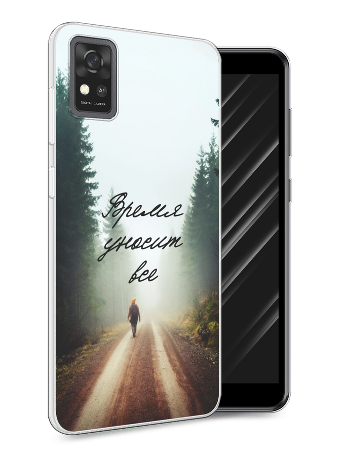 

Чехол Awog на ZTE Blade A31 / ЗТЕ Блэйд A31 "Время уносит все", Разноцветный, 134650-6